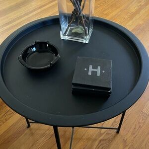 Vintage monogram tile coasters